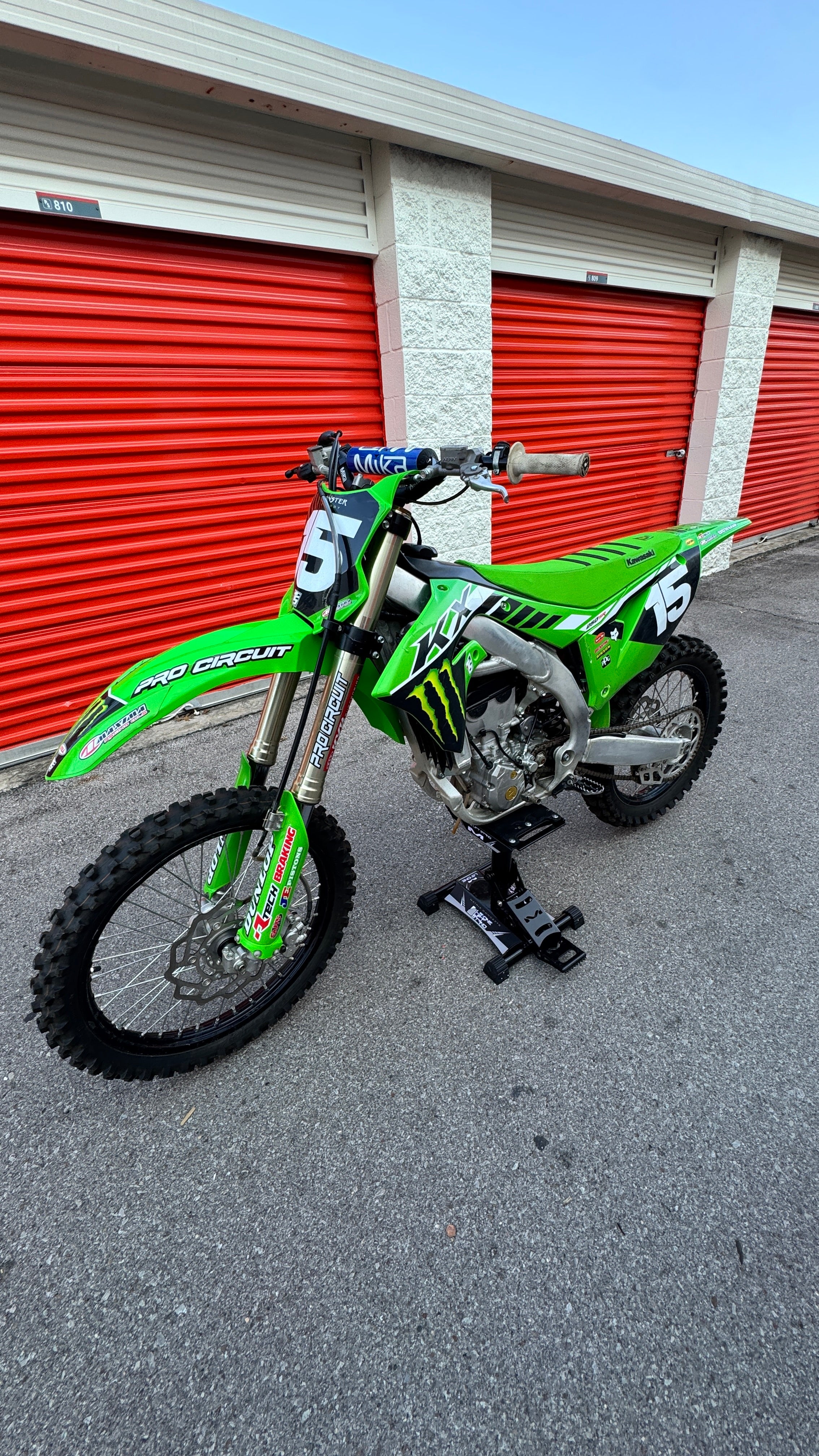 2024 Kawasaki KX250 Motocross Bike - Meticulously Maintained, New Tires
