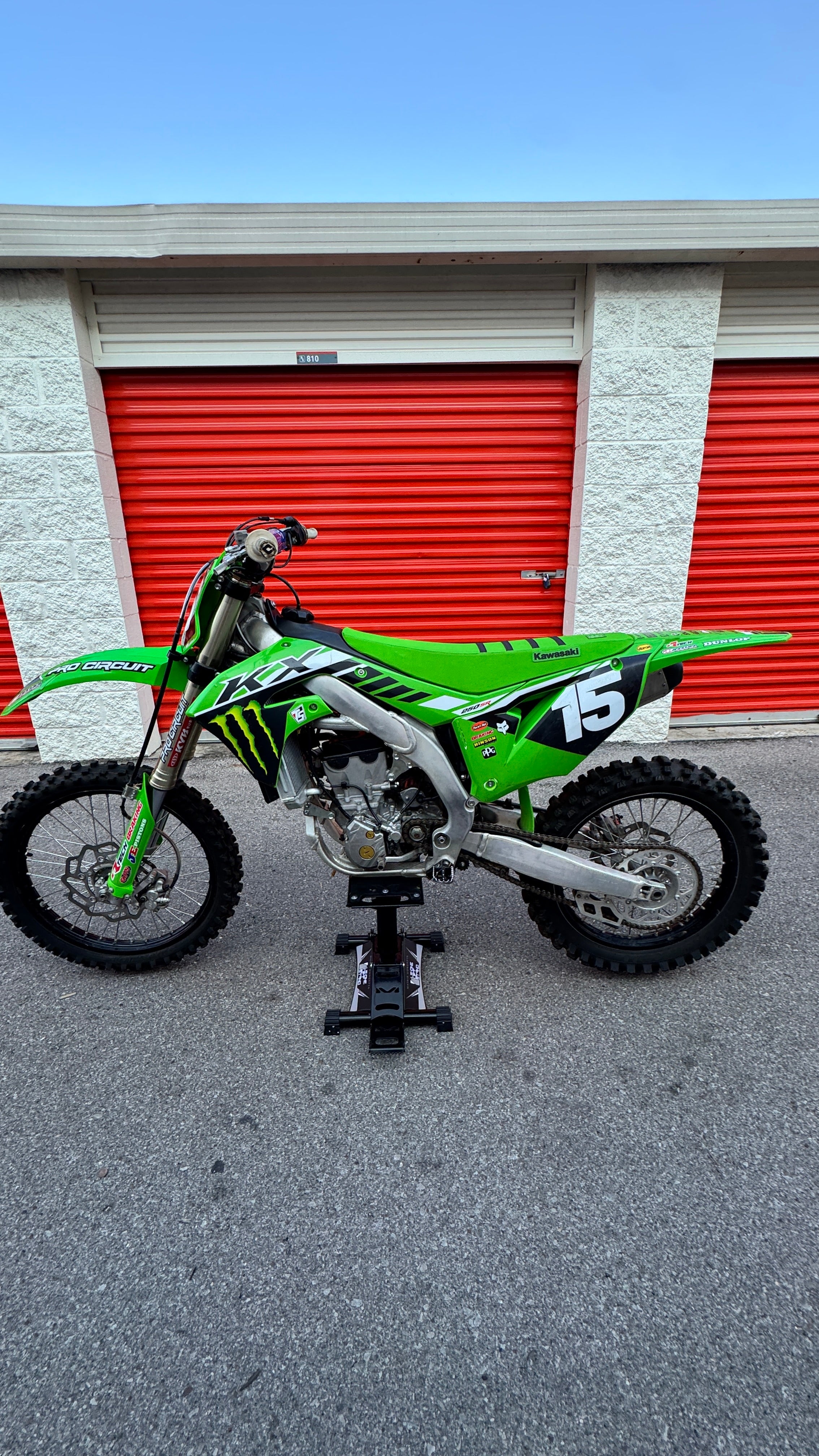 2024 Kawasaki KX250 Motocross Bike - Meticulously Maintained, New Tires