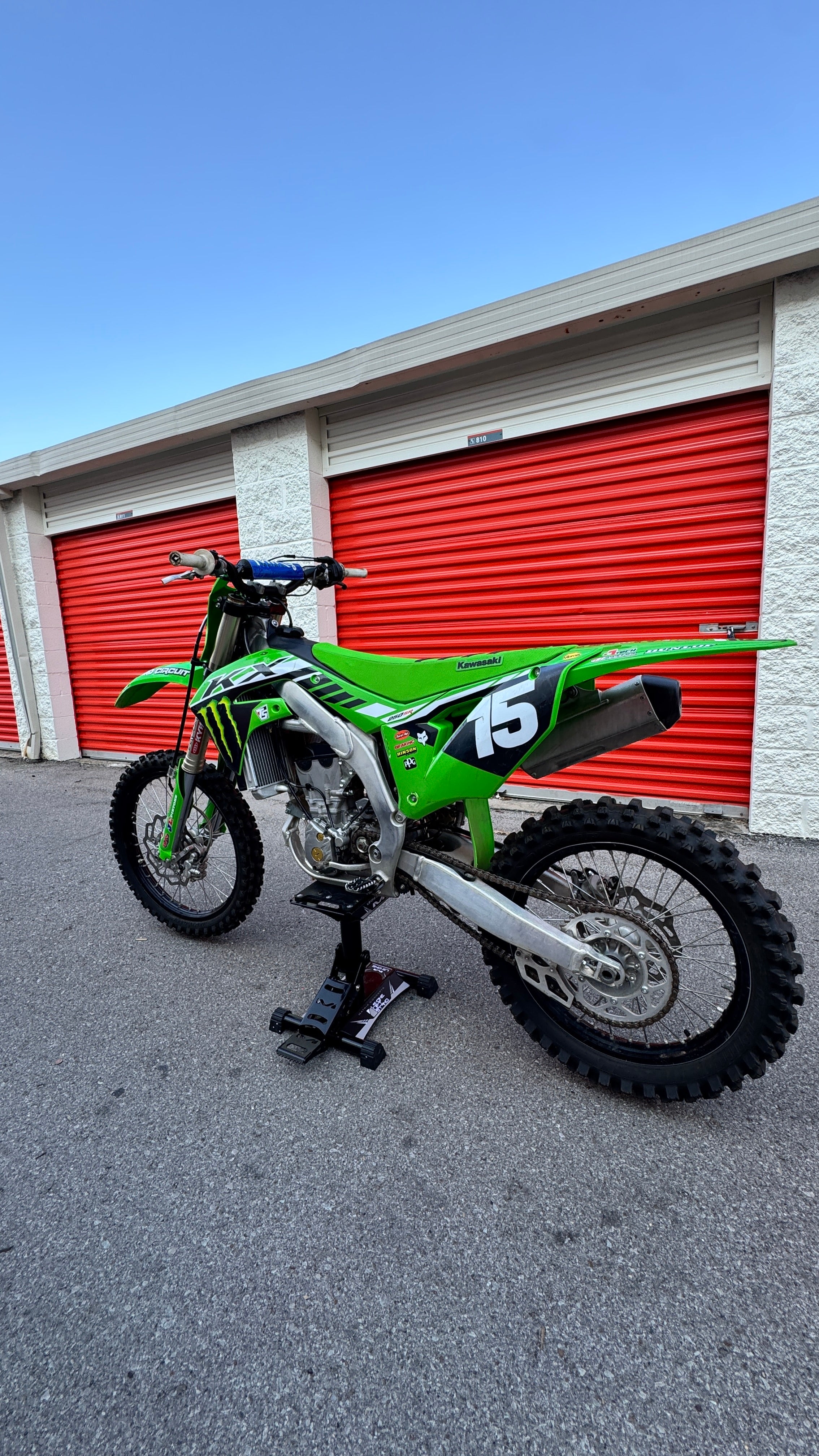 2024 Kawasaki KX250 Motocross Bike - Meticulously Maintained, New Tires