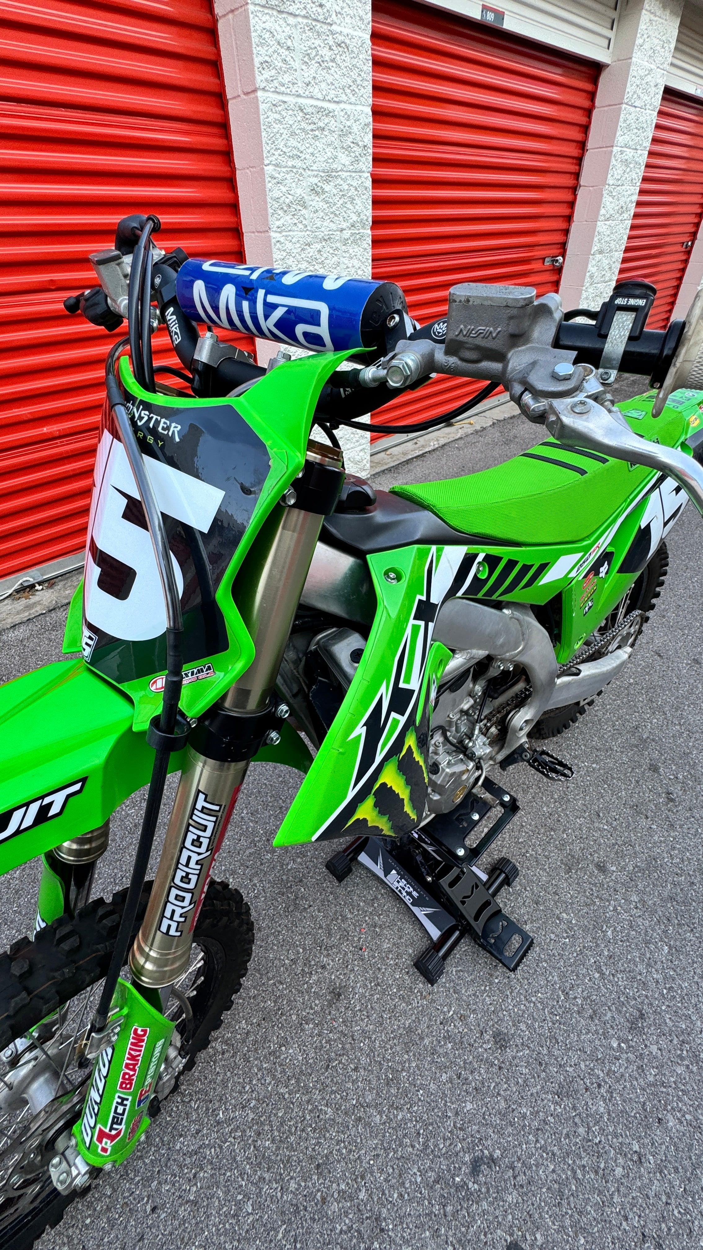 2024 Kawasaki KX250 Motocross Bike - Meticulously Maintained, New Tires