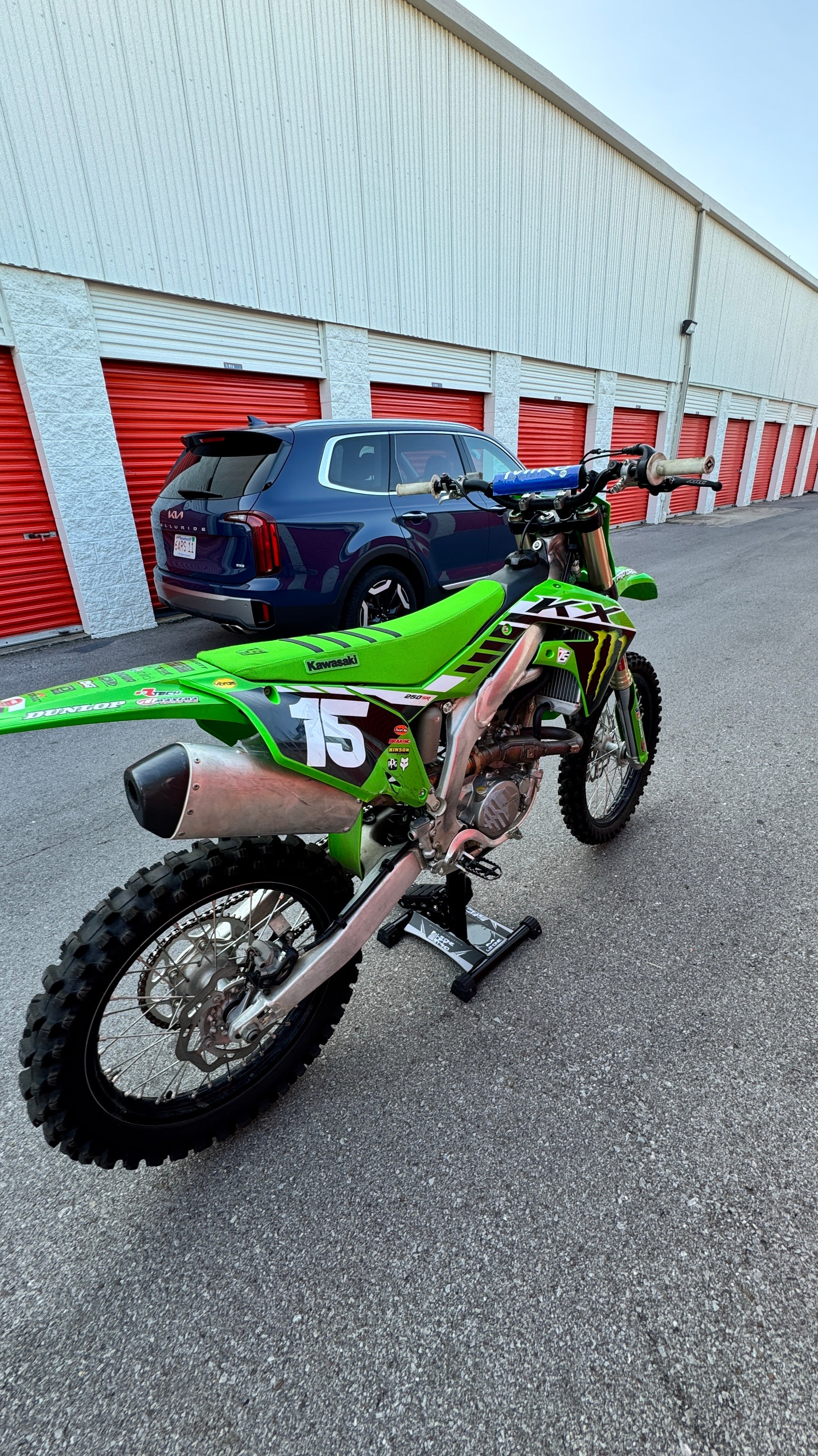 2024 Kawasaki KX250 Motocross Bike - Meticulously Maintained, New Tires