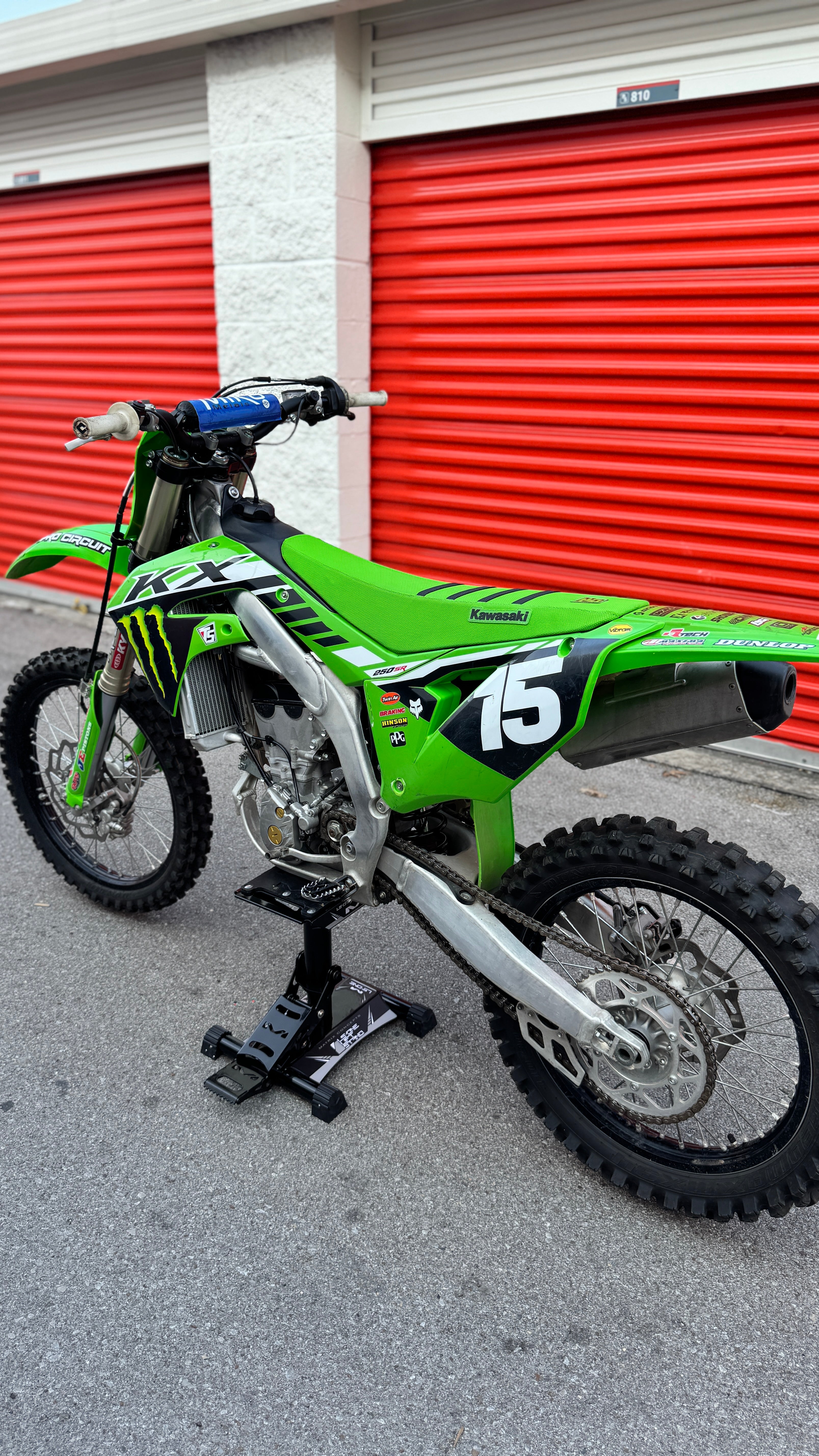 2024 Kawasaki KX250 Motocross Bike - Meticulously Maintained, New Tires